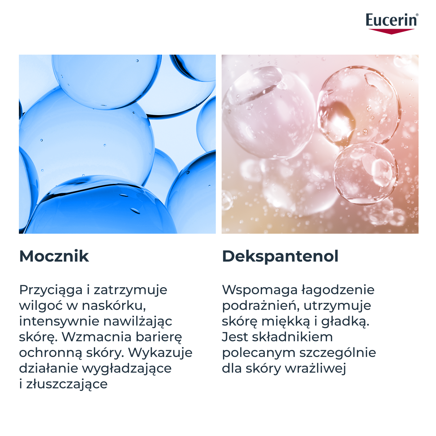 Riparazione dell'urea con Eucerin