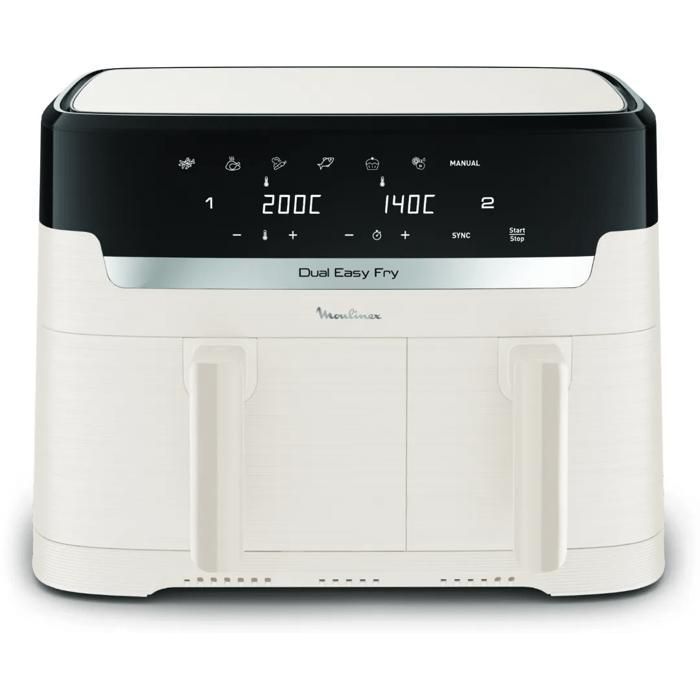 MOULINEX EASY FRY DUAL 8L IVORY COLLECTION EZ901AF0
