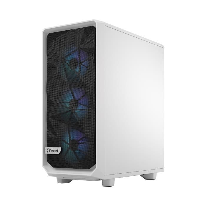 Gabinete para PC ATX FRACTAL DESIGN Meshify 2 Compact RGB Branco TG Clear Tint