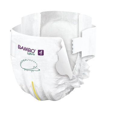 Pañales ecológicos Bambo Nature para niños y niñas, 0% perfume, paquete XL, talla 4, 7-14 kg, 48 unidades.