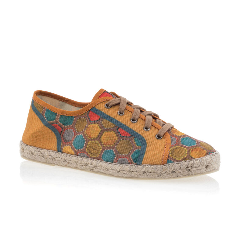 Gule espadriller/tausåler til dame