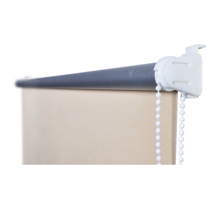Cream blackout roller blind 160 x 230 cm window curtain privacy shutter 4102070
