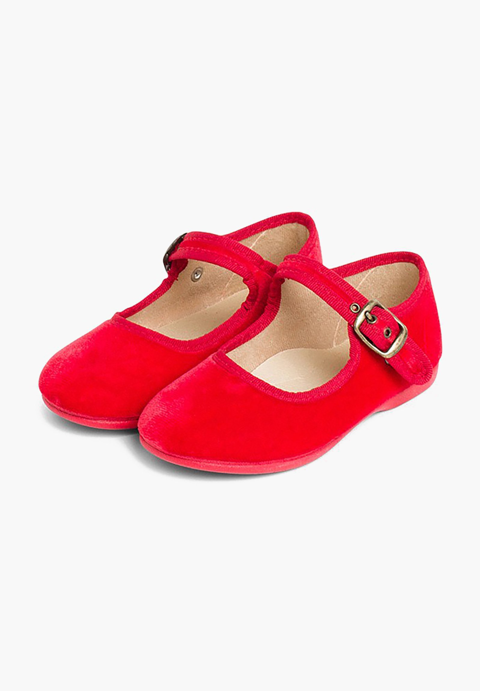 Pisamonas VELVET BUCKLE - Dětské boty - red