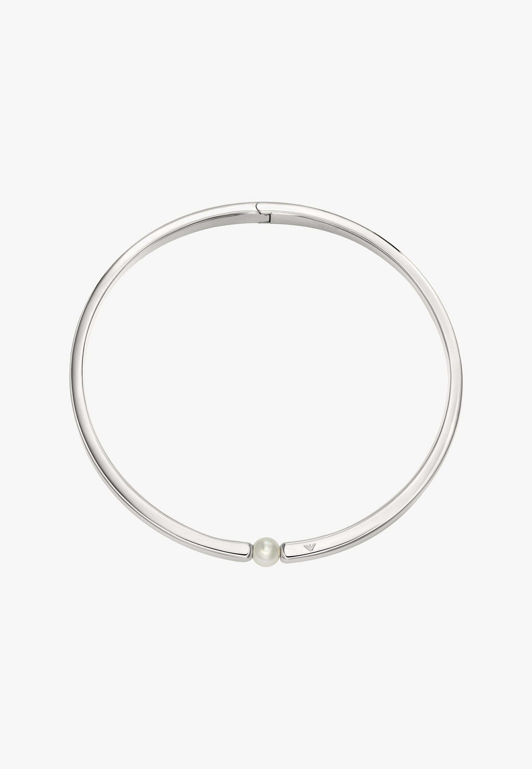 Ogrlica Emporio Armani - srebrne barve