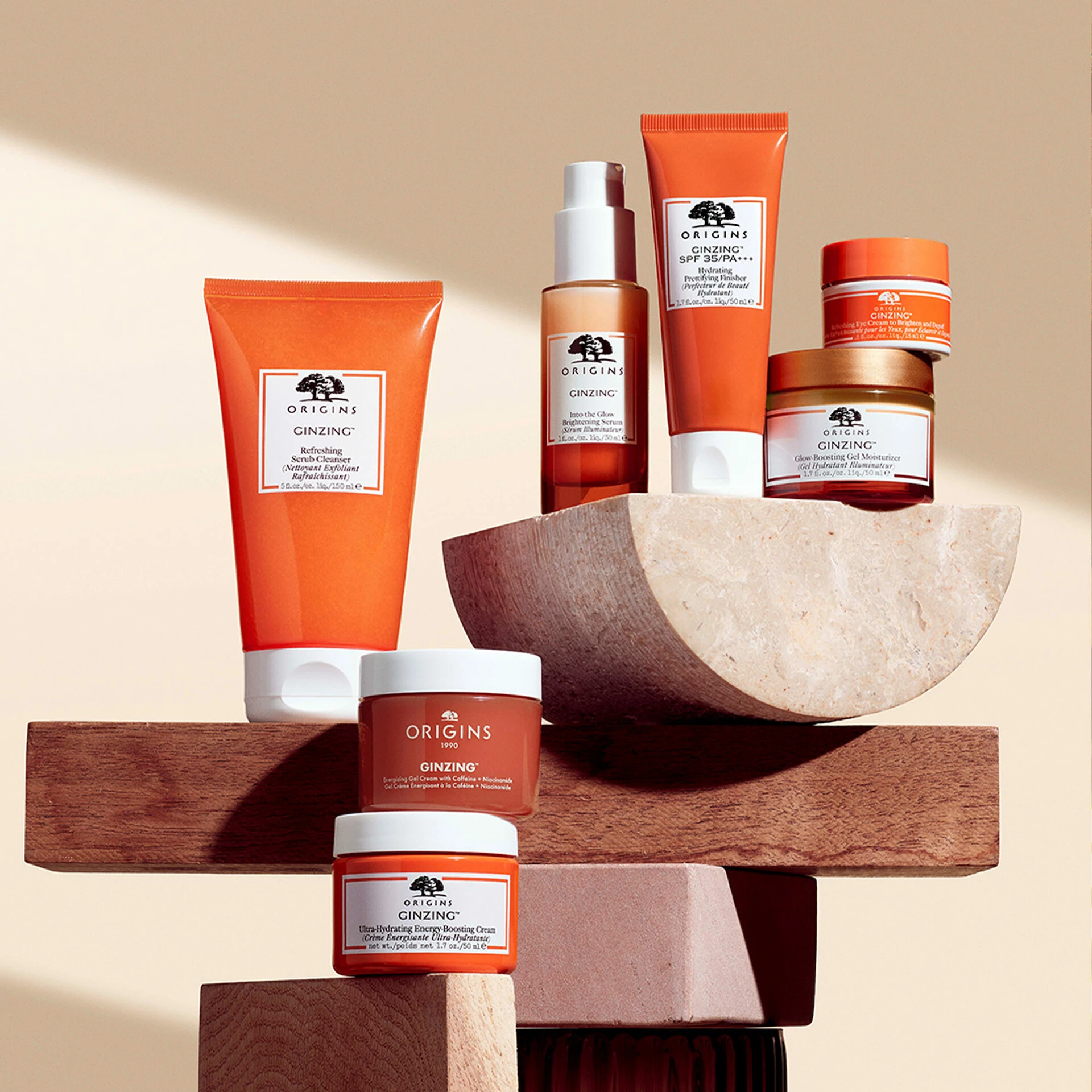 Cremă hidratantă pentru față GinZing Glow-Boosting Gel 50 ml - Origins