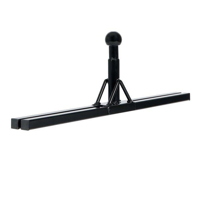 Portabicicletas Wiltec para enganche de remolque, con capacidad de hasta 80 kg, fabricado en acero, adaptador de montaje para enganche de remolque para remolques y caravanas.