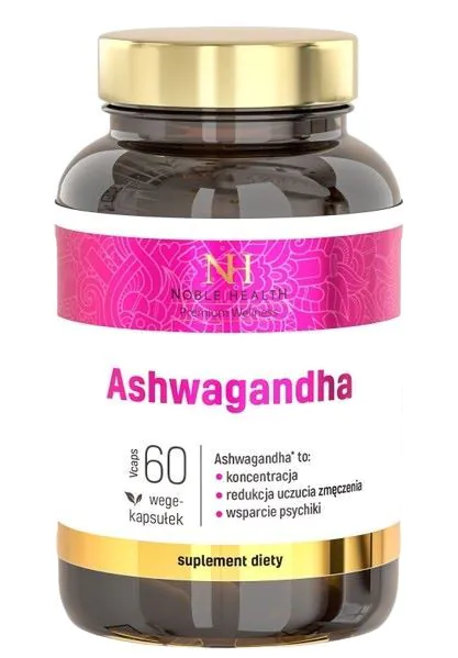 Noble Health Ashwagandha 60 Kapsułek