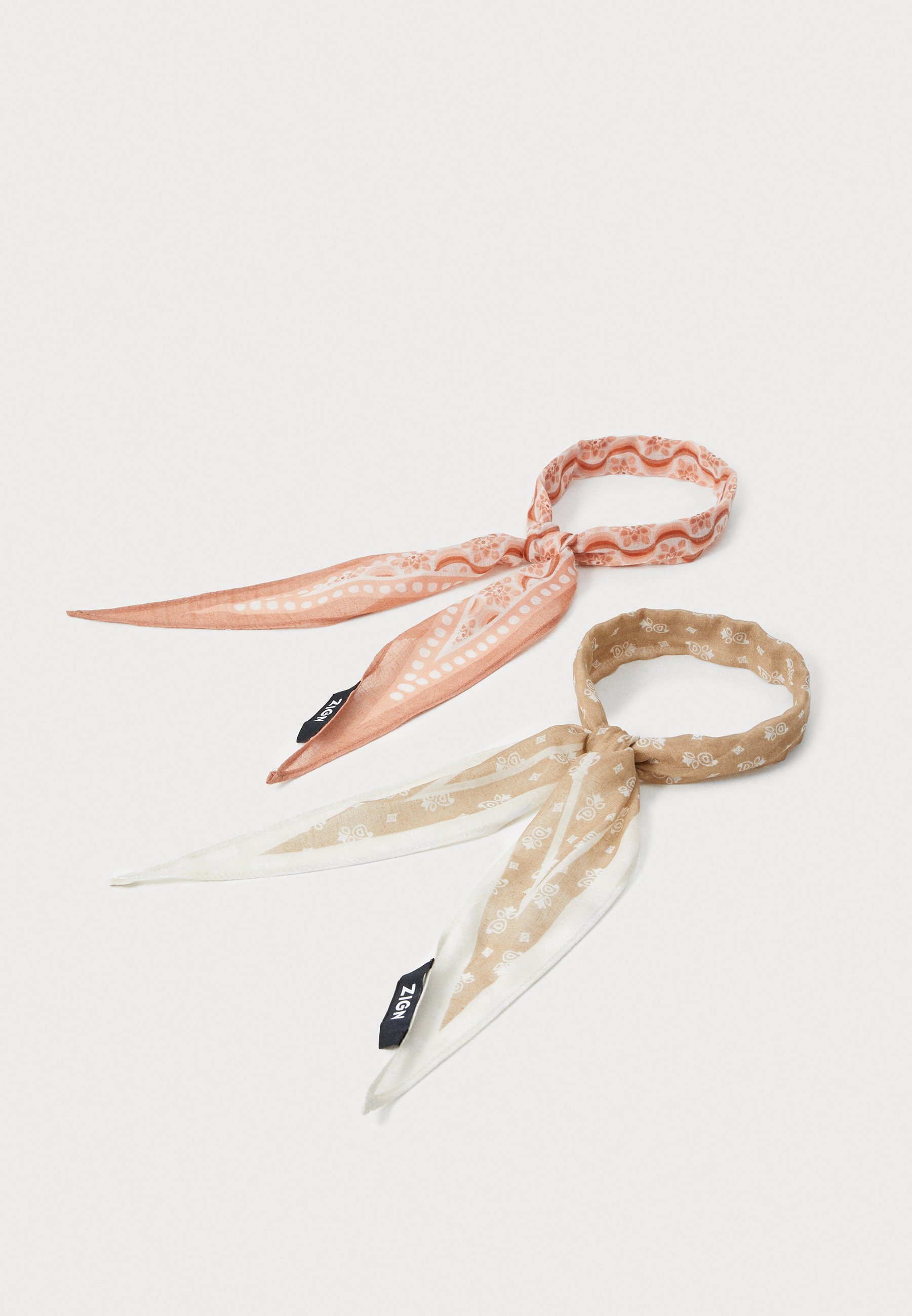 Zign 2-pack - Foulard - nude/beige