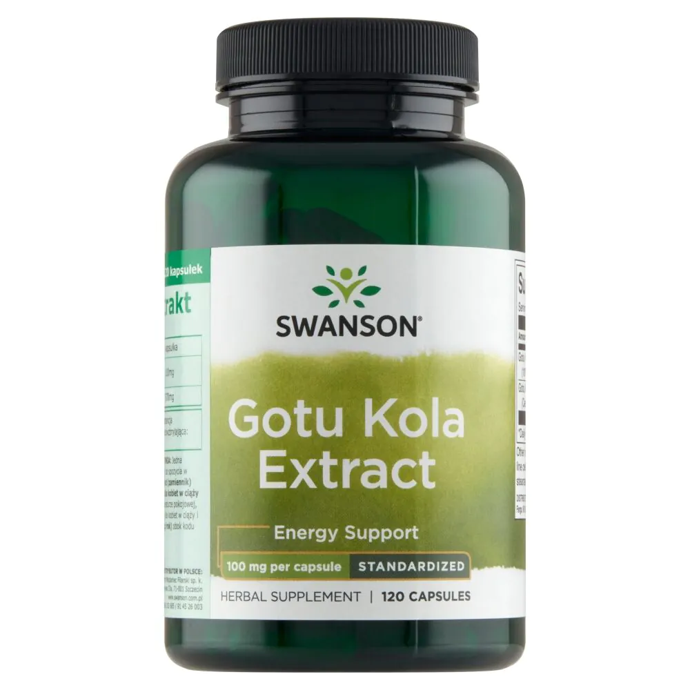 Swanson Gotu Kola 100 mg Kapsułki
