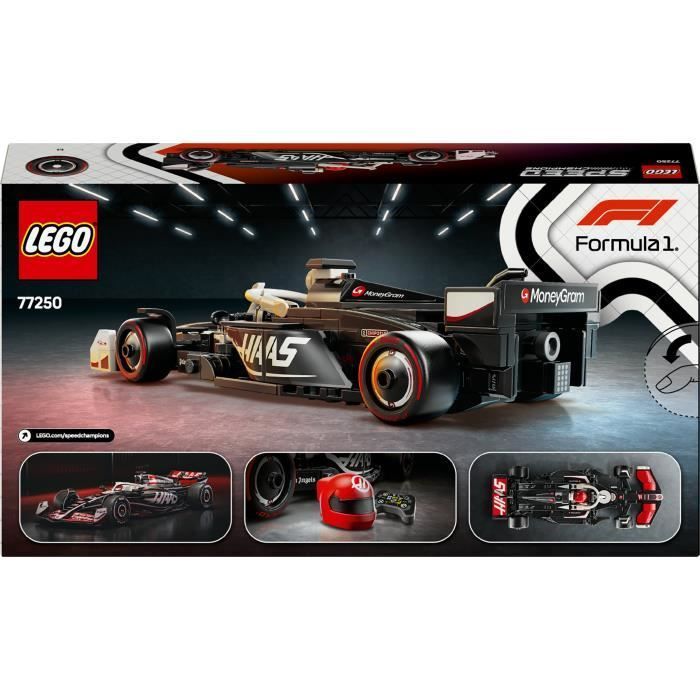 LEGO Speed Champions 77250 Auto di Formula 1 MoneyGram Haas Team VF-24 - Giocattolo per bambini dai 10 anni in su
