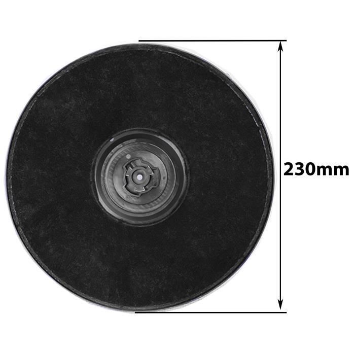 Lot de 4 filtres à charbon compatibles CHF03B pour hotte Bosch DHZ2701, NEFF Z5101X0 11005728, Siemens LZ27001 LZ27002