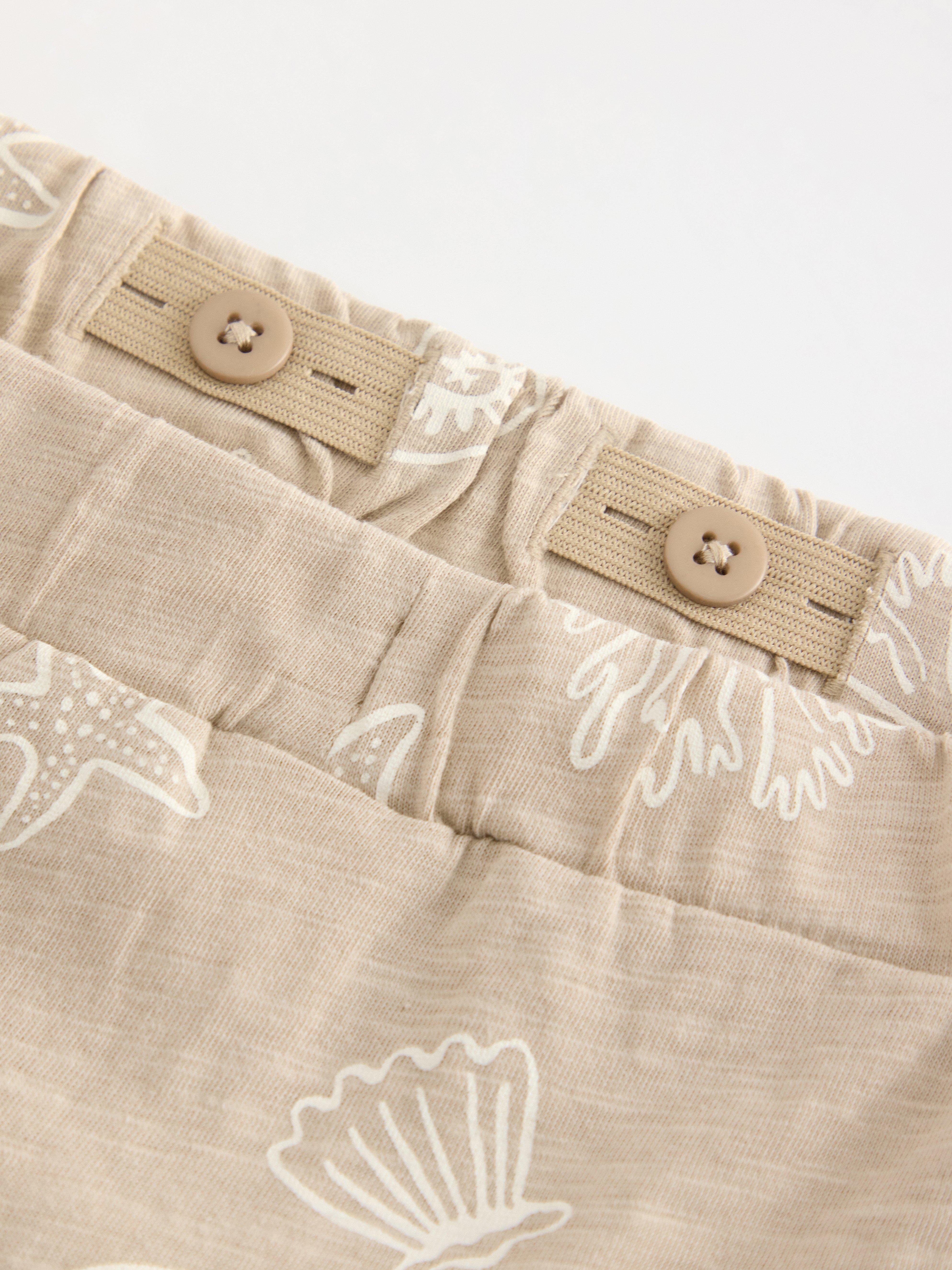 Bukser og slubjersey Beige