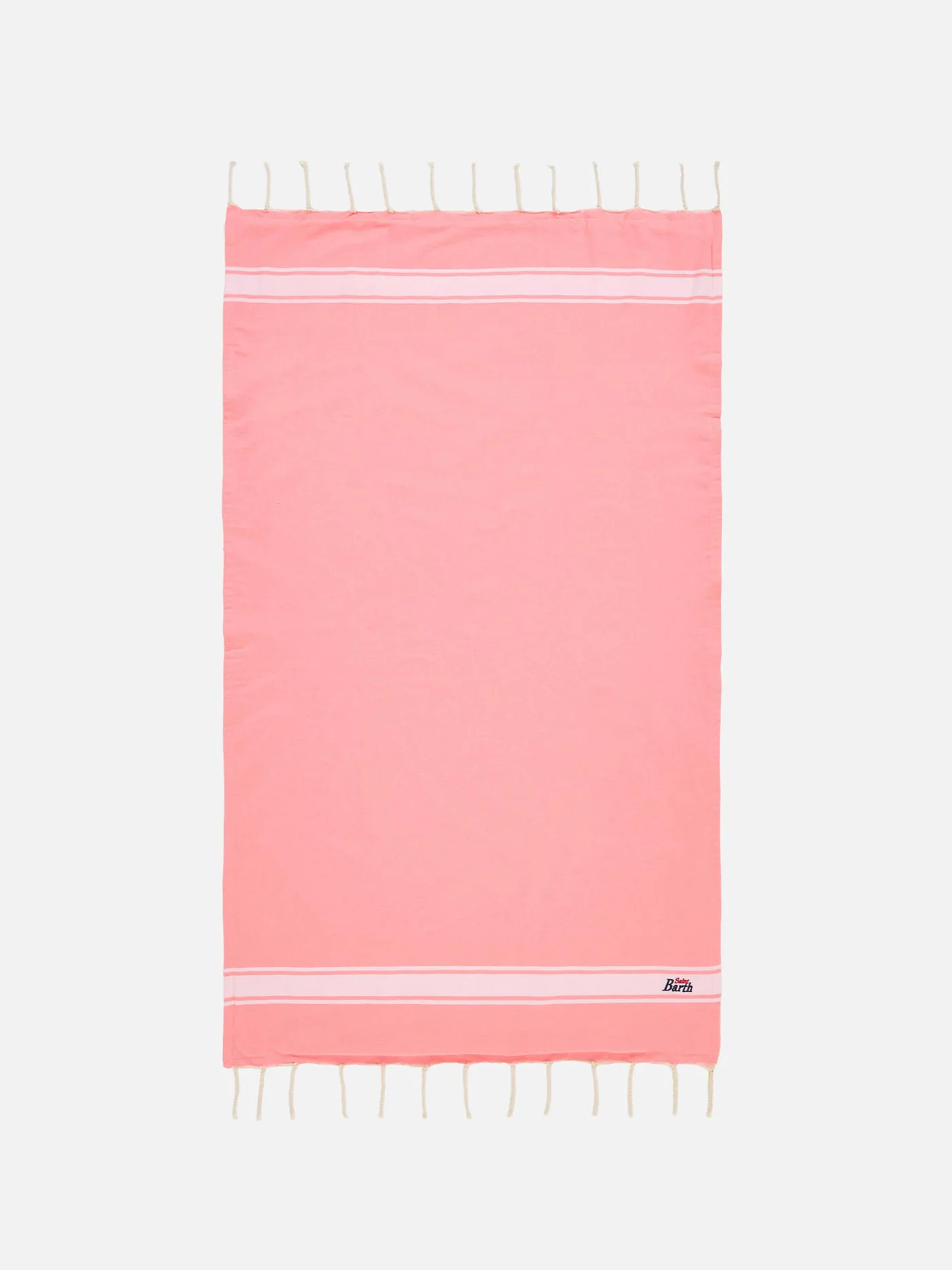 Fluorescerend roze katoenen handdoek