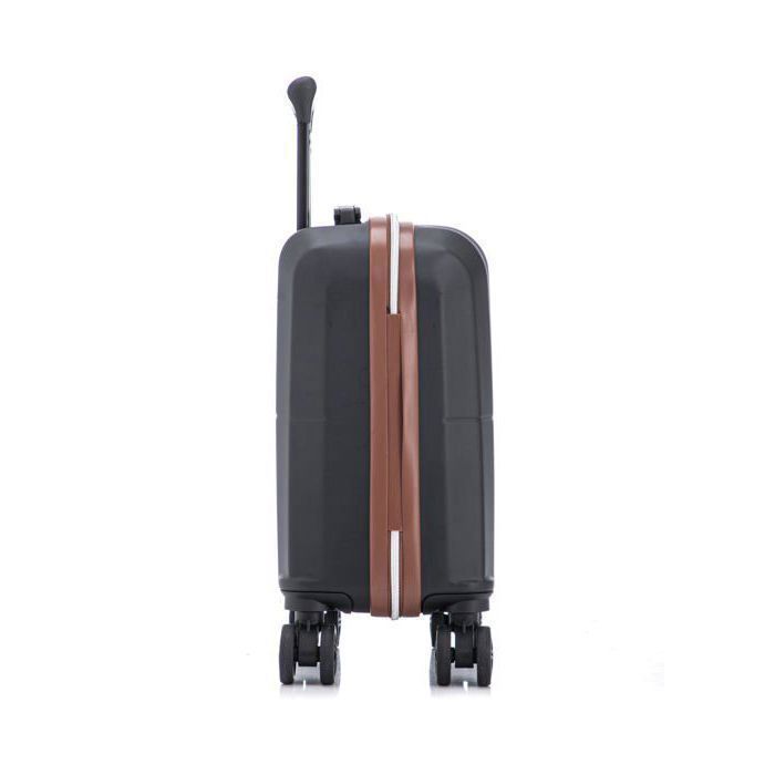 Maleta de cabina - CELIMS FRANCE - Modelo 2025 - 45x36x20 cm - Cerradura de combinación - Negro ónix