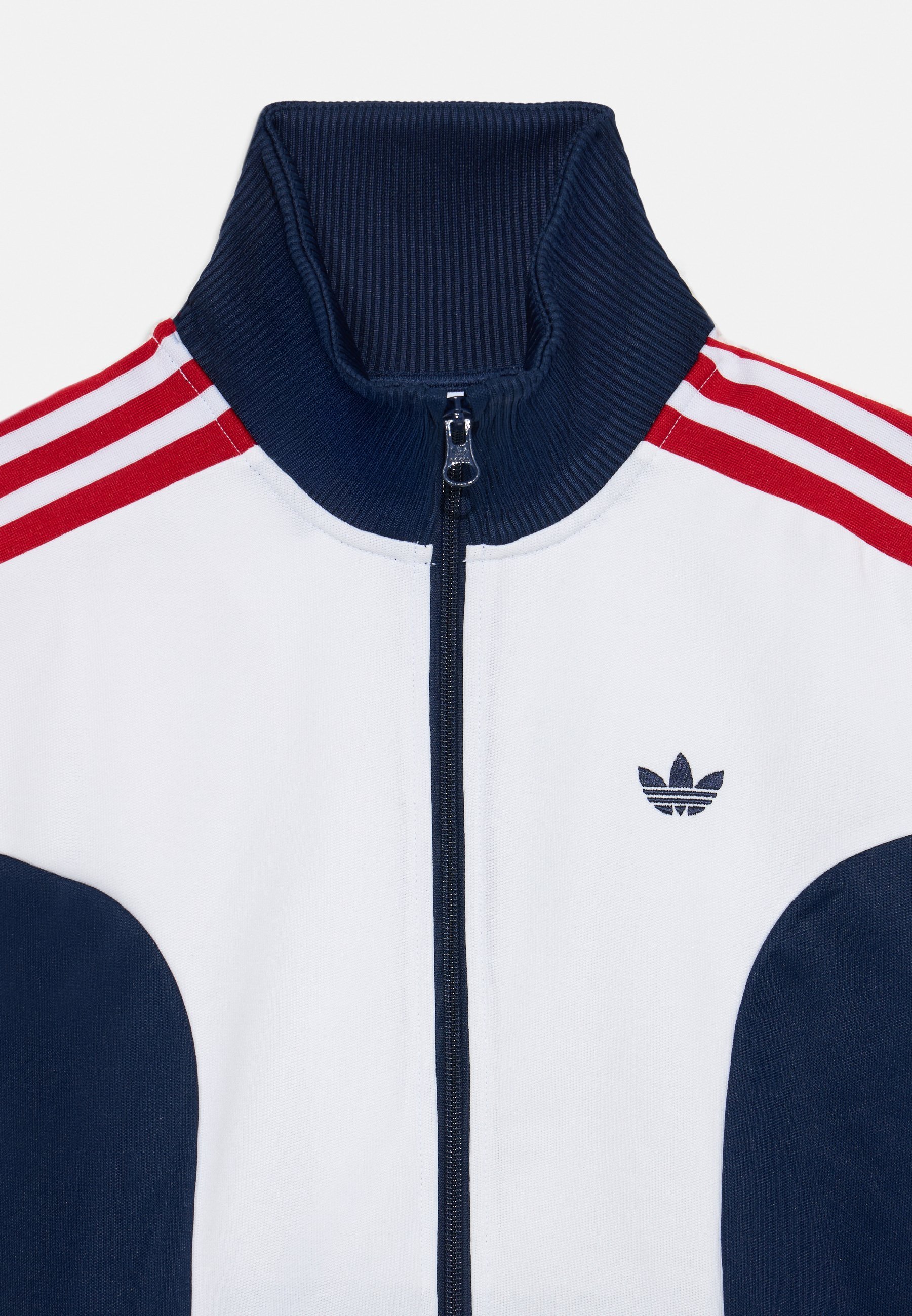 adidas Originals TRACK UNISEX - Mikina na zip - bílá