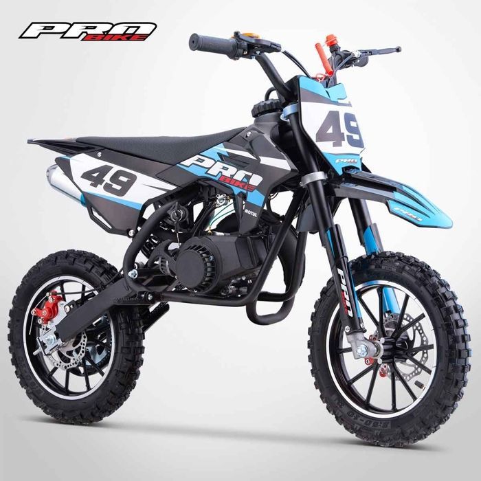 Pocket Cross PROBIKE 49 / Mini Moto Enfant 50cc / Édition 2025 / Bleu