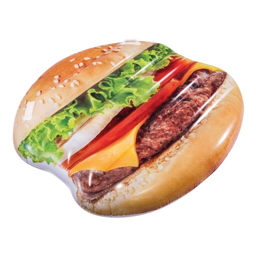  Intex Hyperrealistisk Uppblåsbar Hamburgare med Handtag