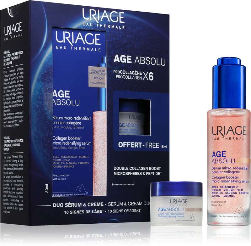 Sada péče o pleť Uriage Age Absolu Serum & Cream Duo