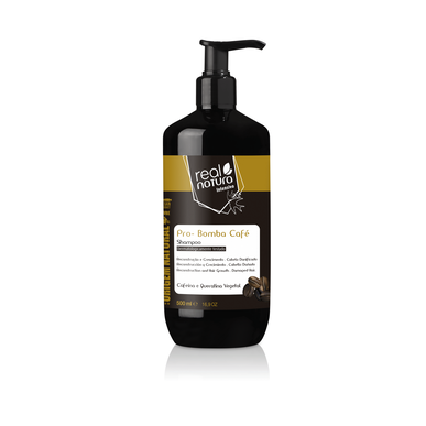 Natura Real -shampoo, suolaton, Pro-Repair, vitamiinikahvi, 500 ml