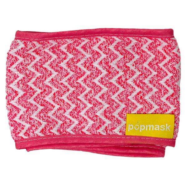 Diadema de microfibra Popmask para spa - Rosa