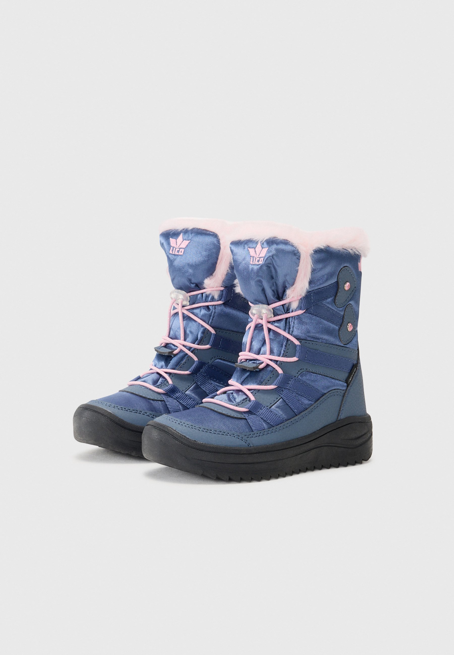 LICO ANETA TEX - Bottes d'hiver - bleu/rose