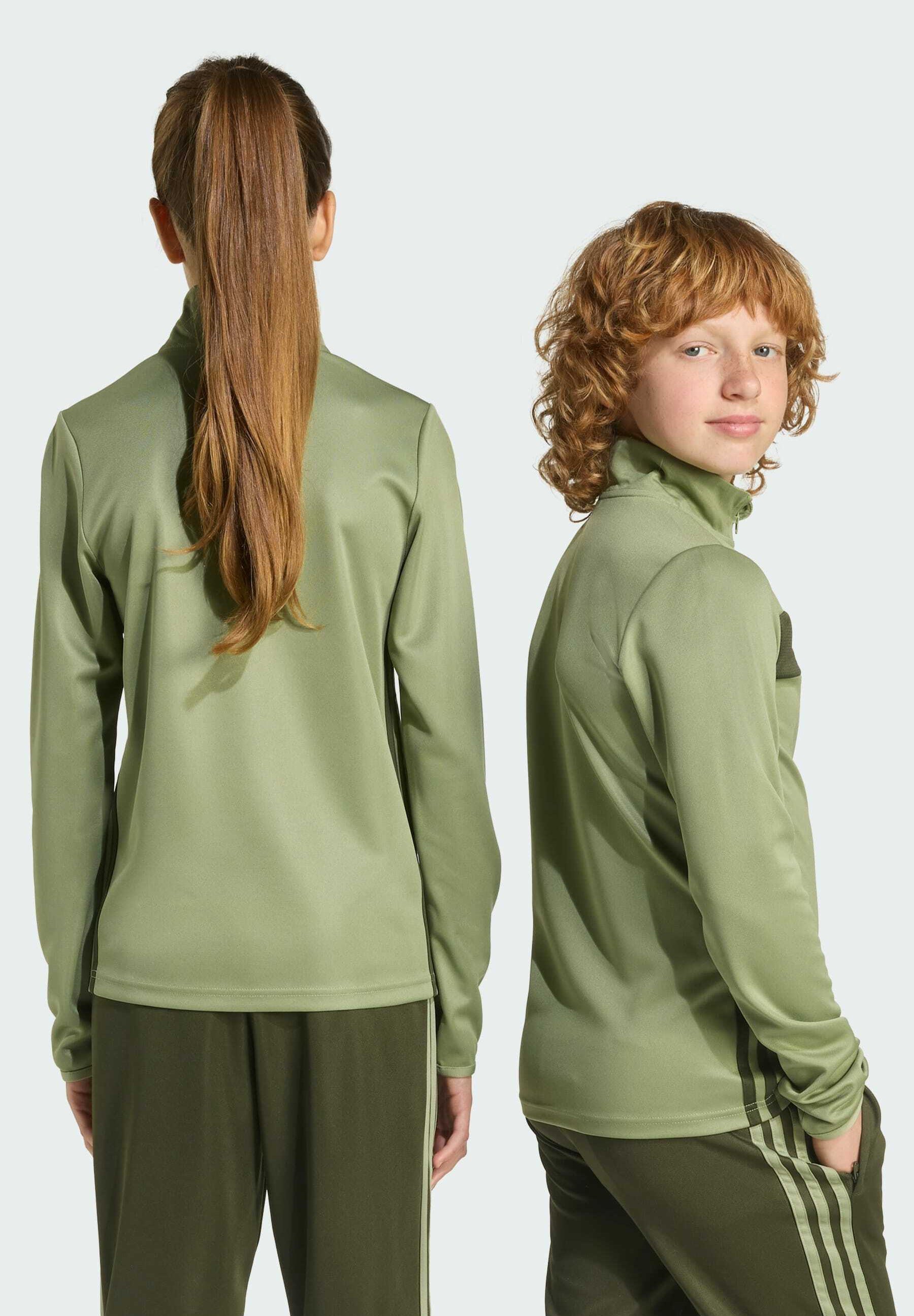 adidas Performance TIRO ES Y - Top met lange mouwen - tentgroen, nachtcamouflage, impactoranje