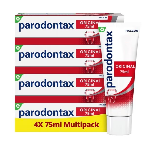 Zobna pasta Parodontax Original<br>Medicinski pripomoček - 4 x 75 ml