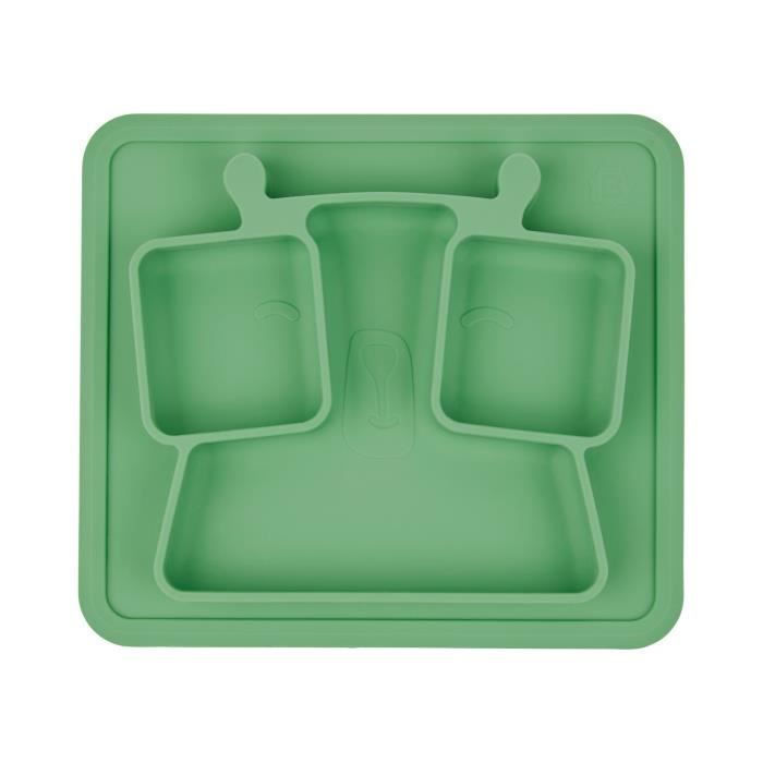 Badabulle Assiette à compartiments antidérapante, 4m+