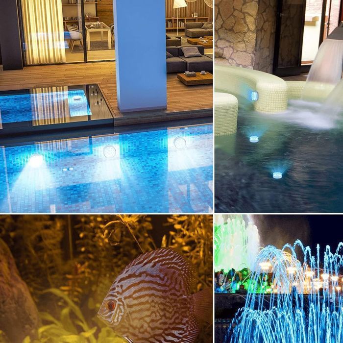 Luz LED subacuática para spa - Lay-Z-Spa - 7 colores - Rojo - Verde - Azul - Azul claro - Blanco - Morado - Amarillo