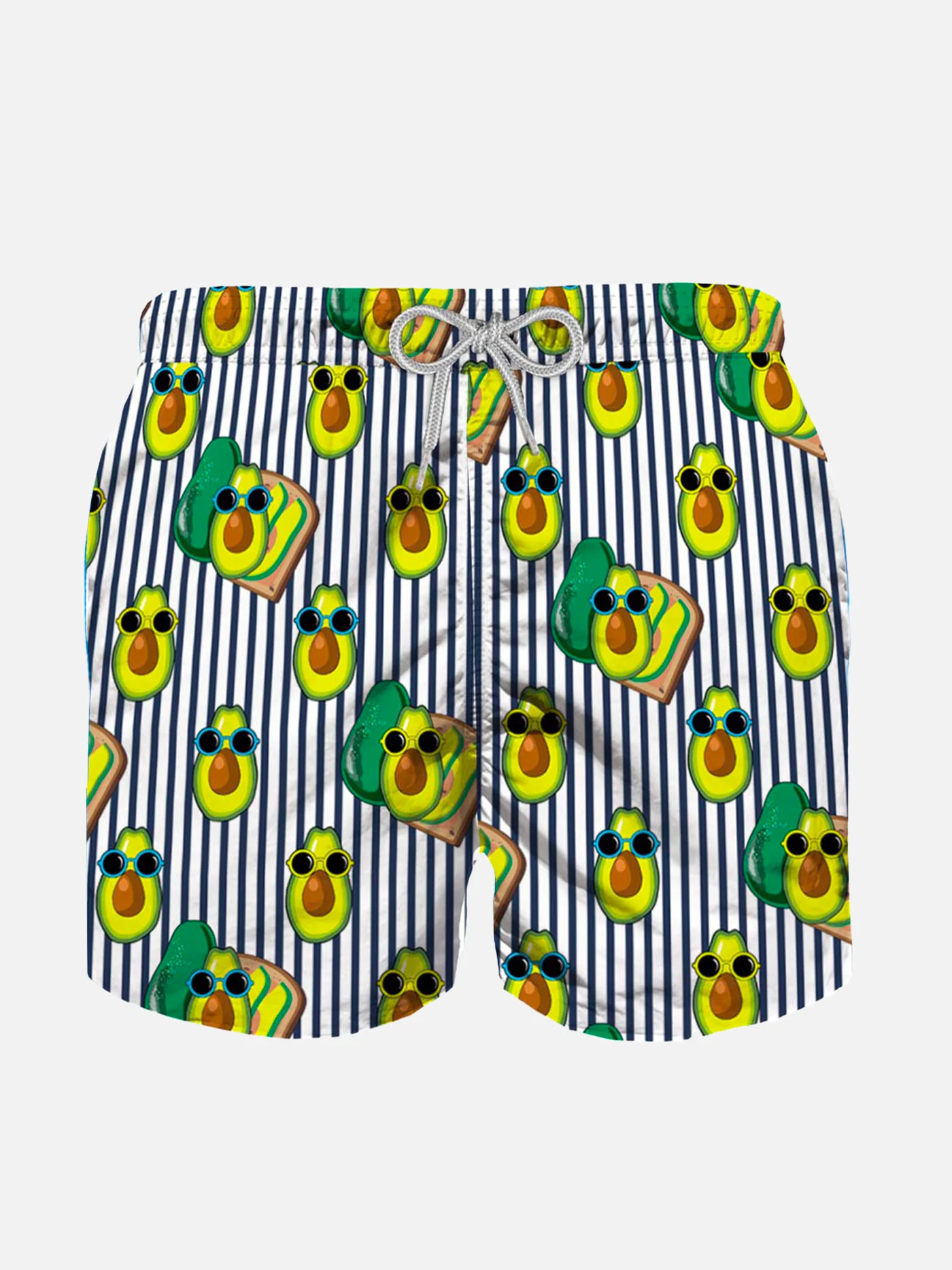 Zwempak voor jongens met avocado toast print