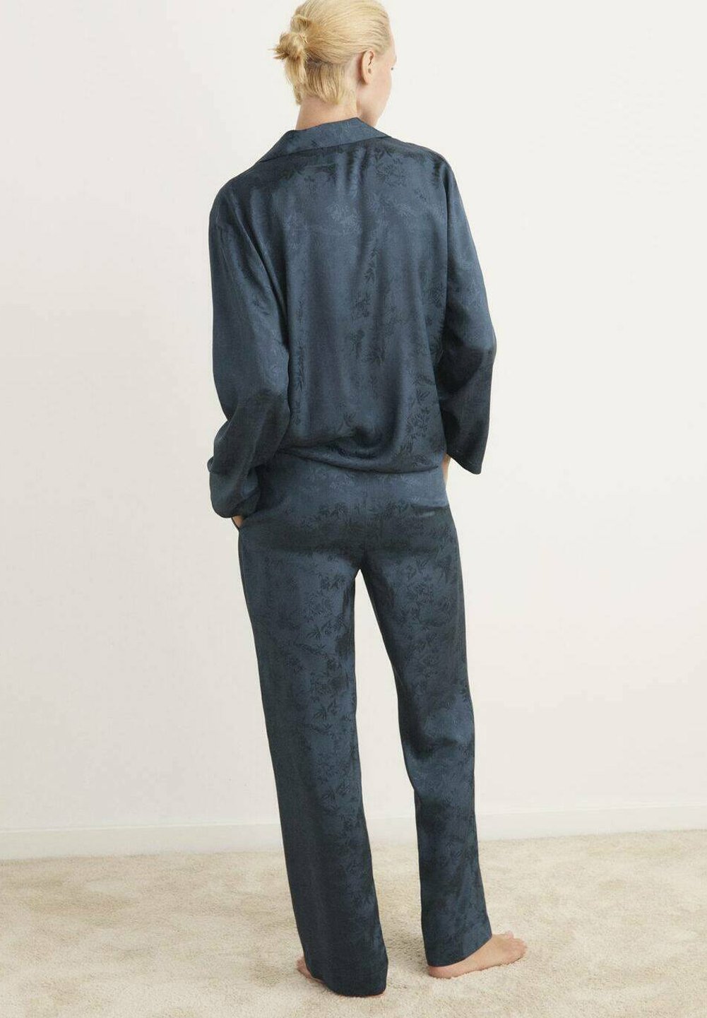 Bas de pyjama Mango - bleu foncé
