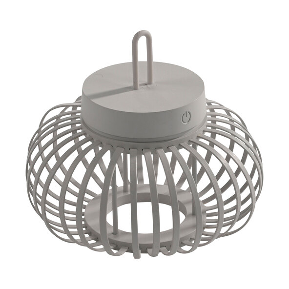 Lampă de masă și de podea Korga LED cu baterii, gri, ⌀ 25 cm