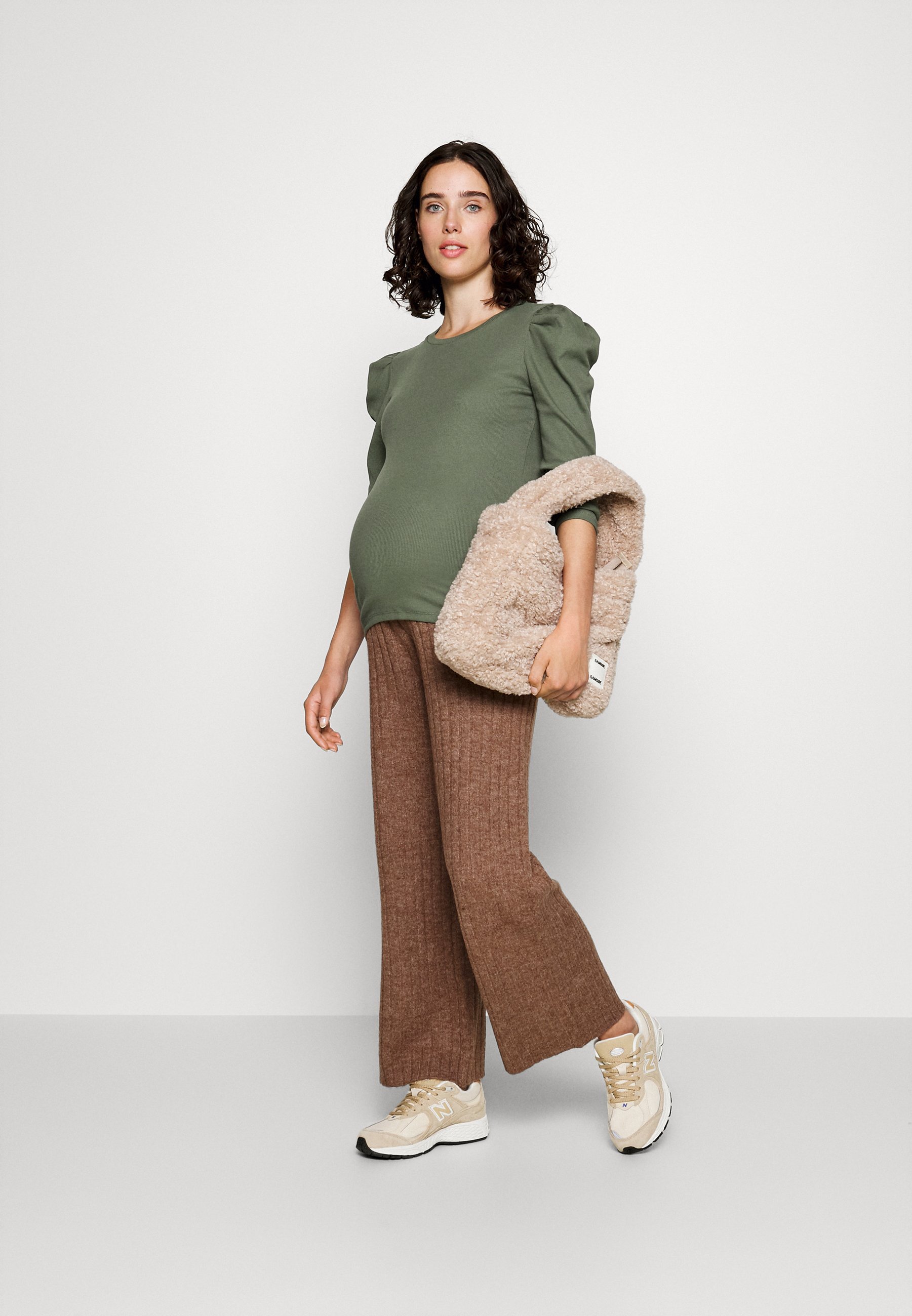 Vero Moda Maternity VMMLULU LEFILE LOOSE PANT - Kangashousut - aztecVero Moda