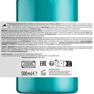 L'Oréal Professionnel Serie Expert Scalp Advanced Pelliculaire Schampo Lugnande torr och fet hårbotten Anti-mjällschampo 500 ml 500 ml