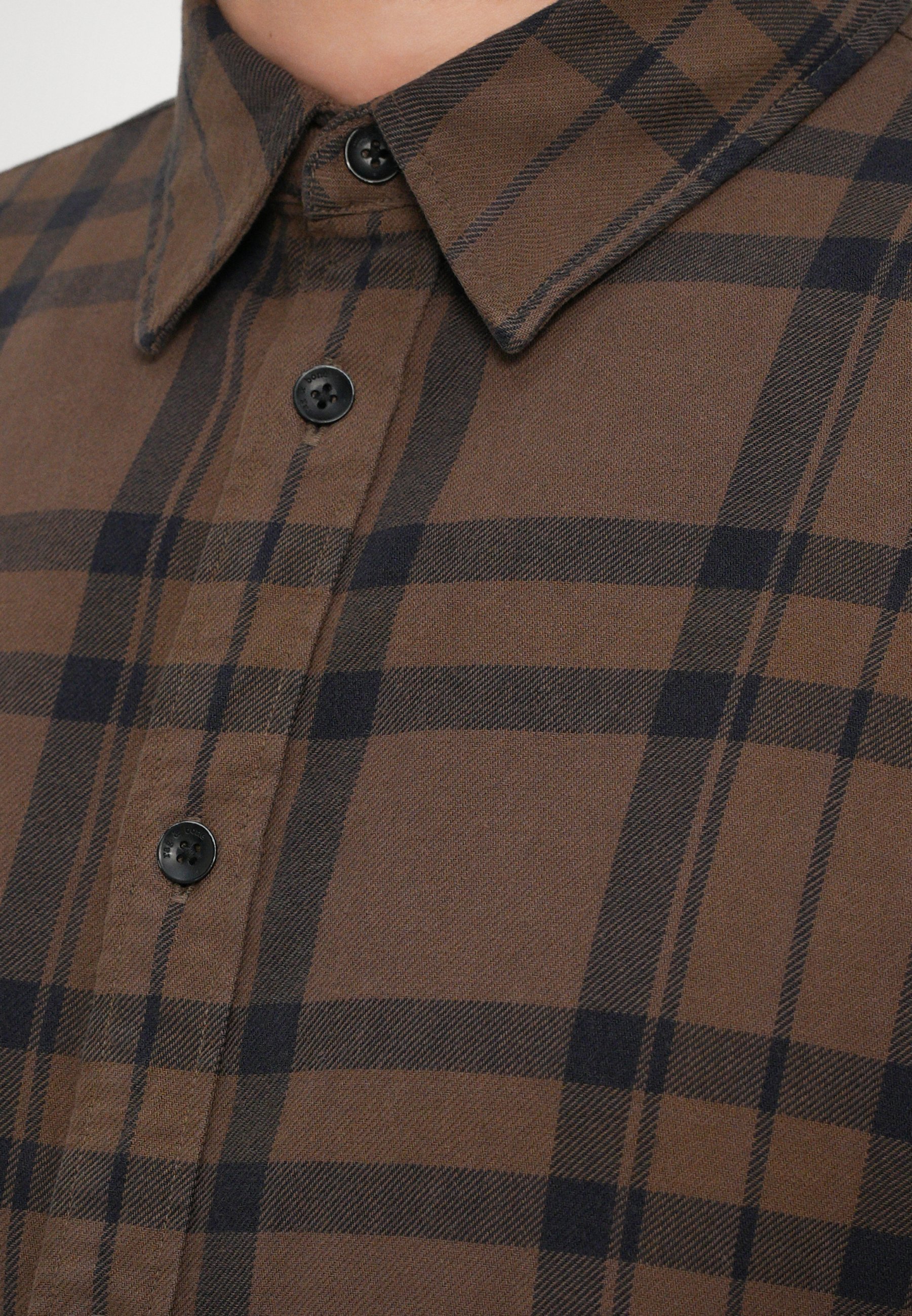 Rag & Bone Tomlin Overgeverfd Shirt - Shirt - donkerbruin