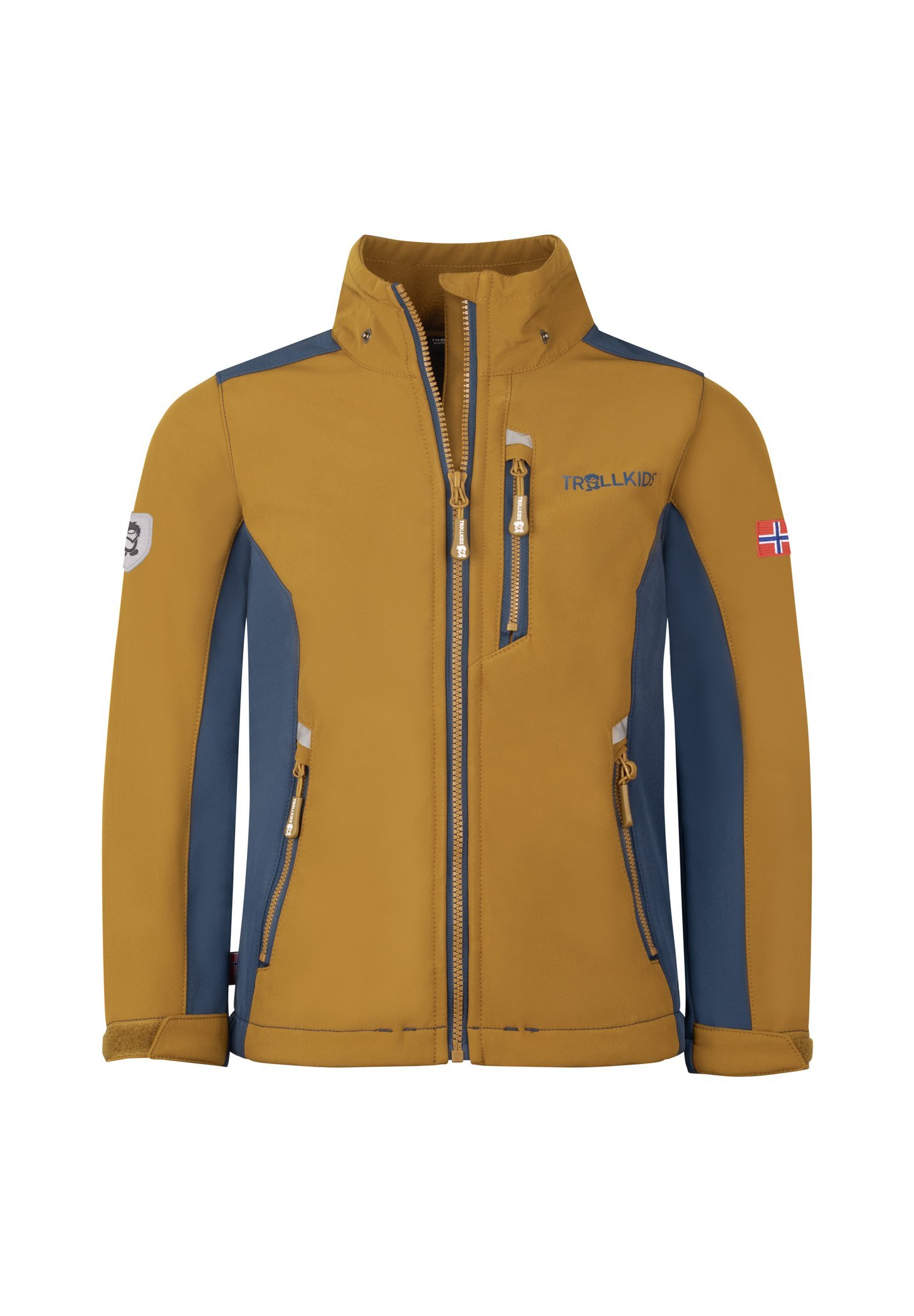 TROLLKIDS BALESTRAND - Softshell jas - bronze/stormy blue