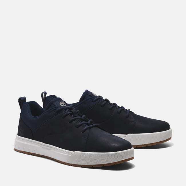 Oxford in Pelle Maple Grove da Uomo in blu                marino