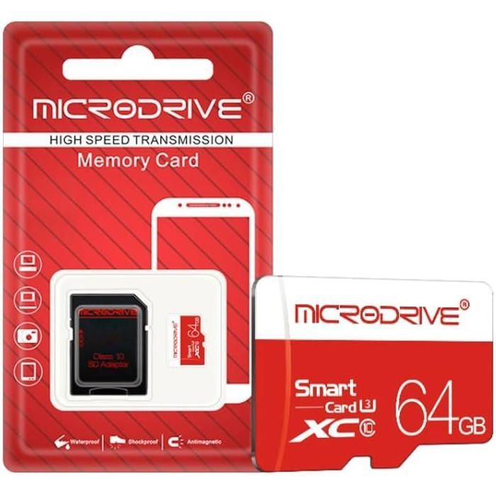 Carte Micro SD 64go avec LECTEUR SD adaptateur