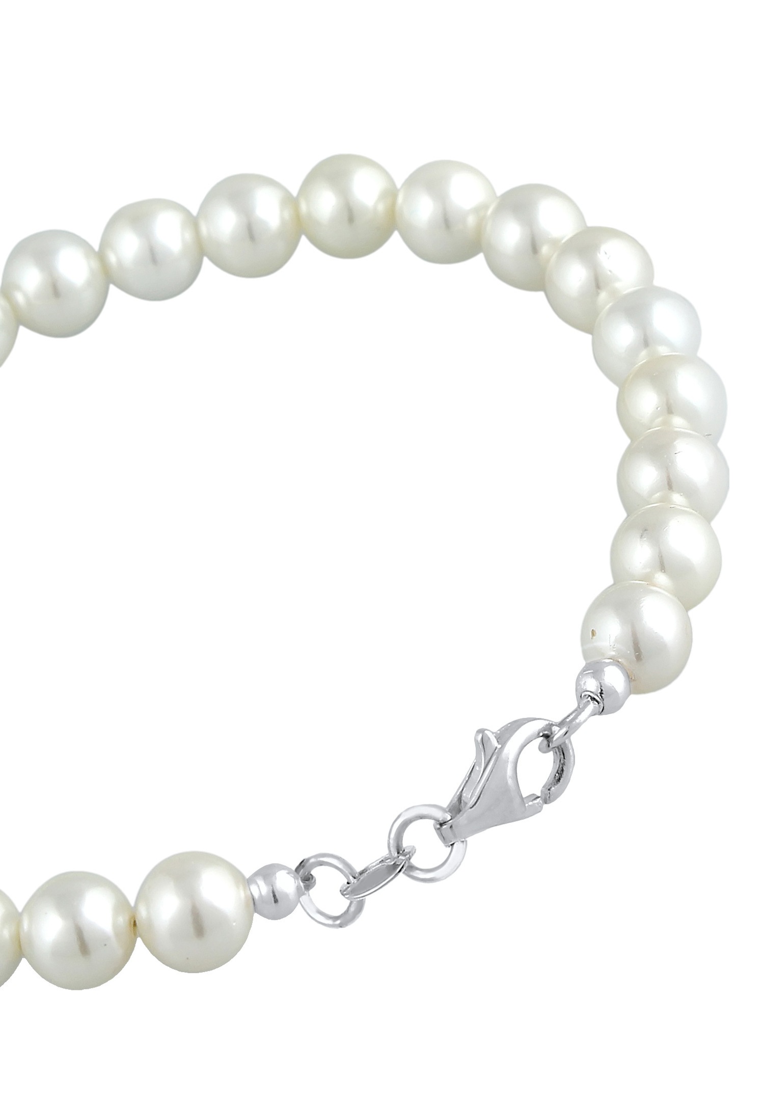 Elli Femmes Classique avec Perles de Coquillage en Argent Sterling 925