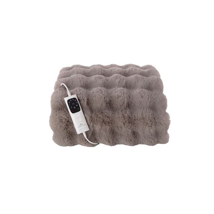 Couverture chauffante Dreamland HYGGE DAYS IMITATION FOURRURE CLOUDY MOKA 160X120CM