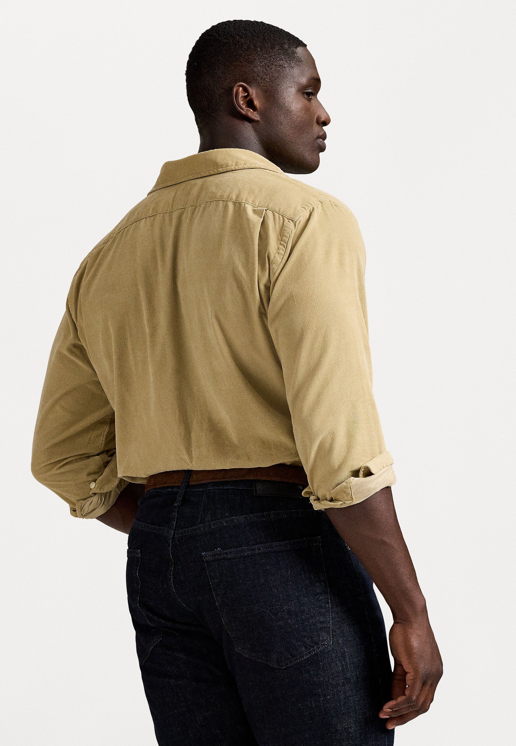 Polo Ralph Lauren Big & Tall FINE-WALE CORDUROY SHIRT - Košile - black