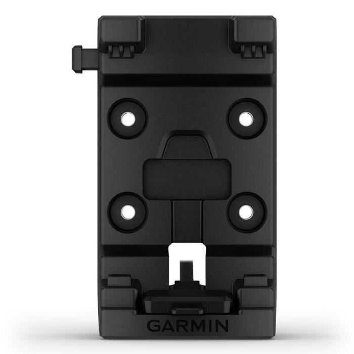 Soporte Garmin - Soporte resistente Amps - Moto/Bicicleta de montaña - Cable de audio y alimentación - Negro - Talla única