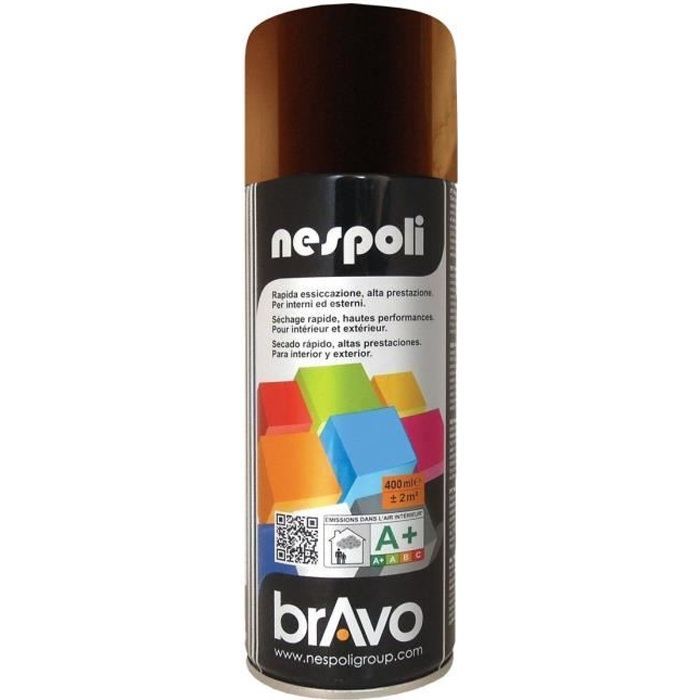 NESPOLI Chocolate Brown Aerosol Paint RAL8017 400ml