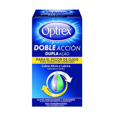 Optrex Dual Action -silmätipat kutiaville silmille 10 ml 10 ml
