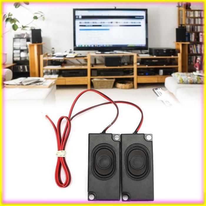 keenso double haut-parleur Haut-parleur Magnétique Portatif de cavité de Basse de 8Ω 3W pour l'usage à la son videoprojecteur
