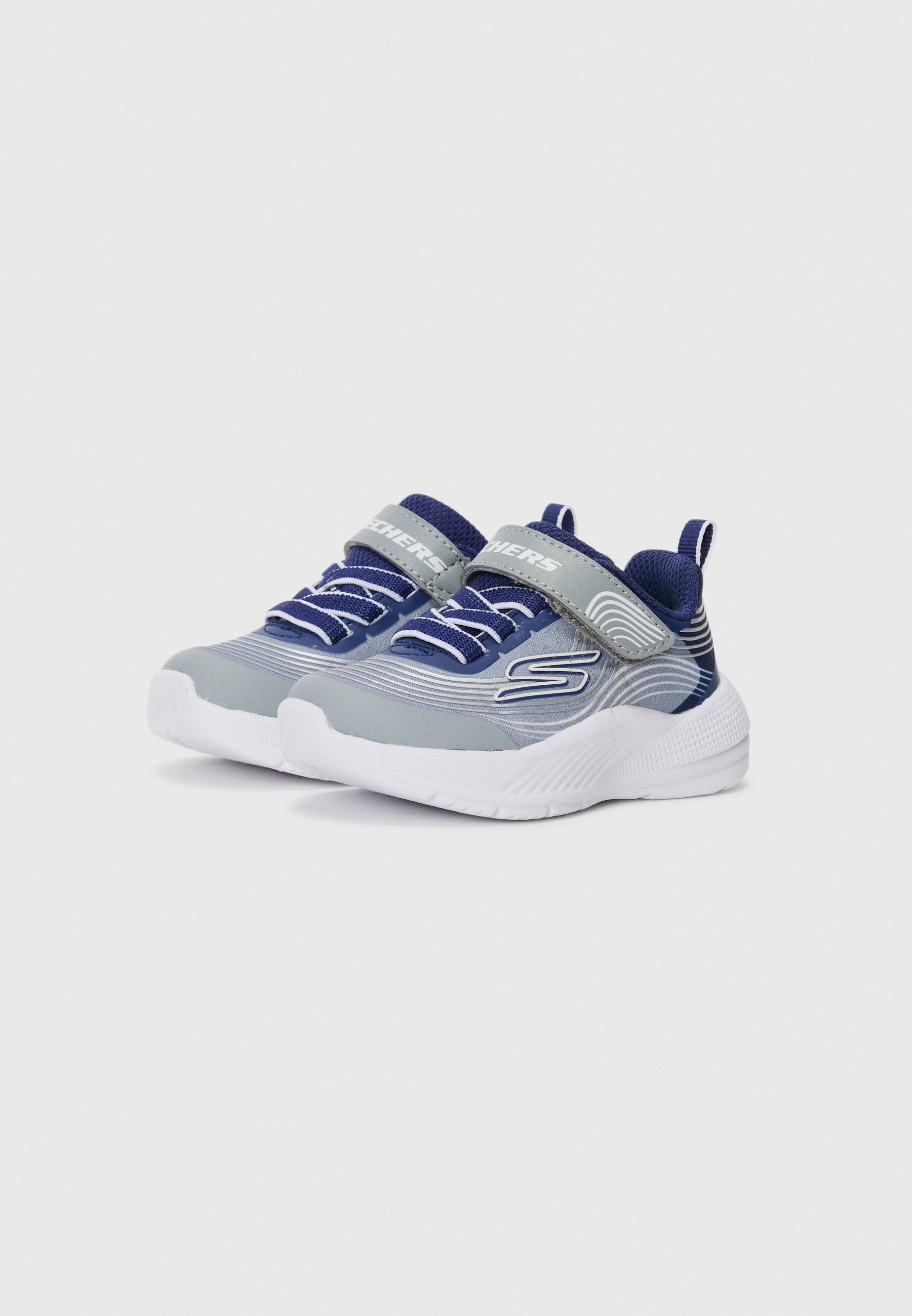 Skechers MICROSPEC ADVANCE - Sneakers - marineblauw/grijs/wit