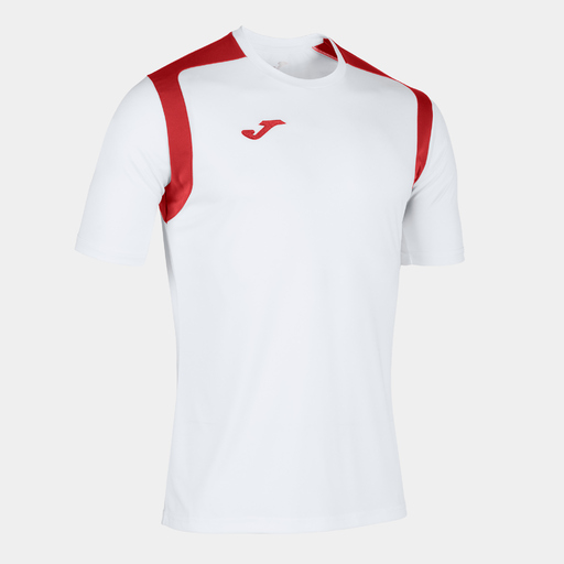 Camiseta Manga Corta Joma Championship V Blanco Rojo