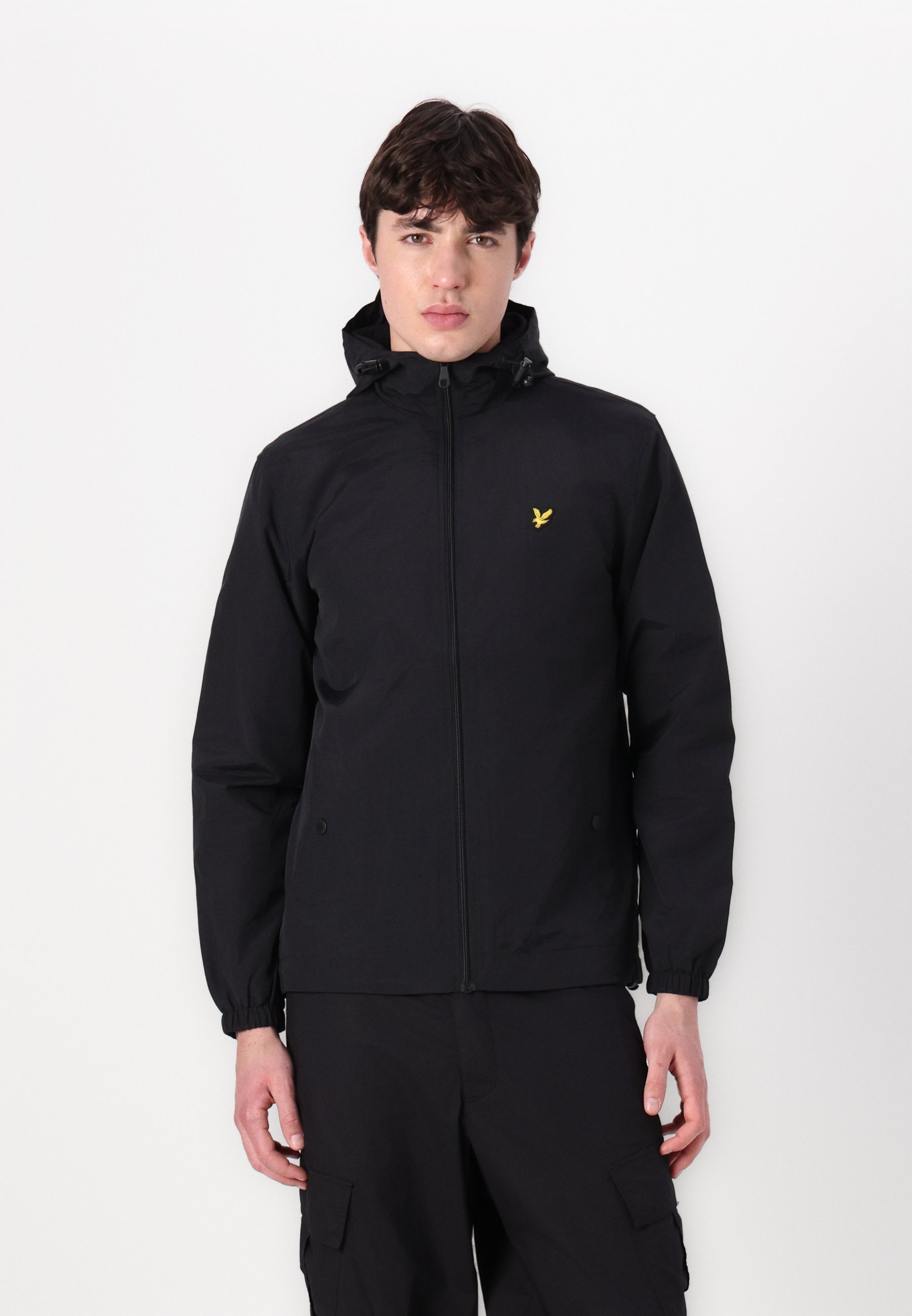 Lyle & Scott jas met ritssluiting - Zomerjas - zwart