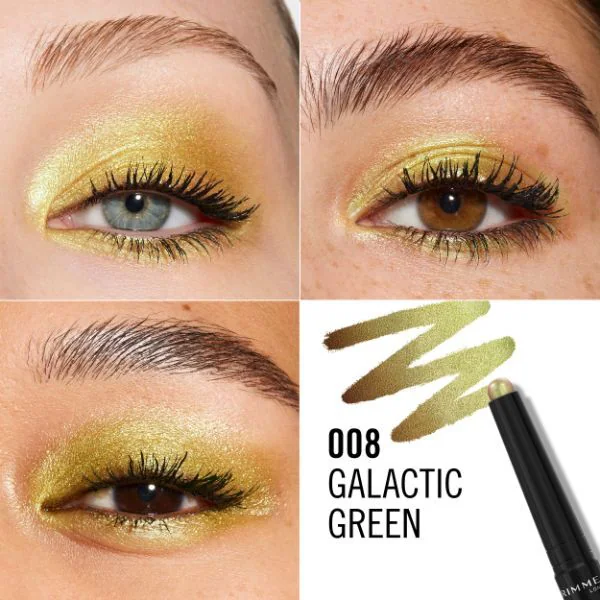 „Rimmel Wonder' Last Shadow Stick“ lūpų dažai 008 Galaktikos žalia?