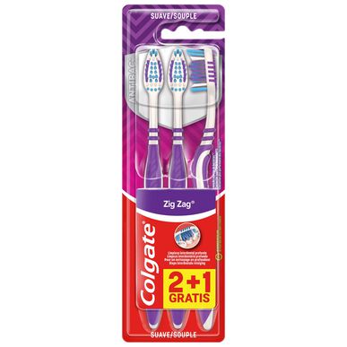 Colgate Soft ZigZag -hammasharjat, pakkaus 2, 1 kpl, 2, 1 kpl